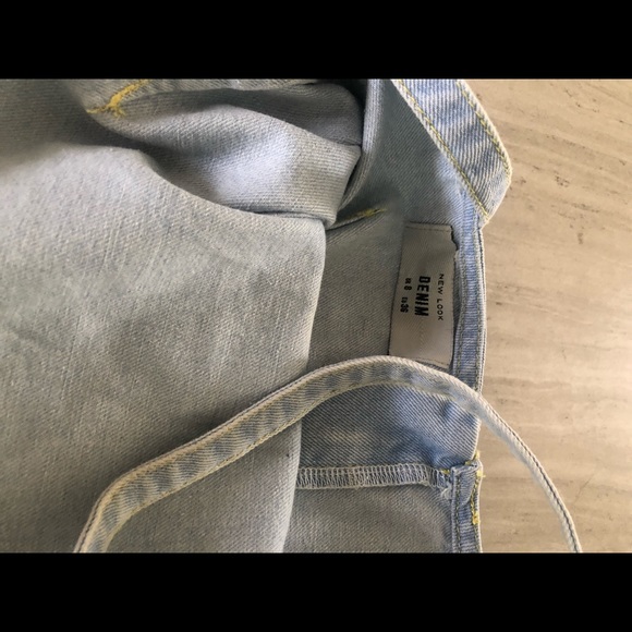 Denim Jumper Mini Dress - Picture 3 of 5